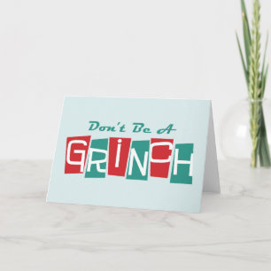 Tarjeta Festiva Dr. Seuss No seas un Grinch