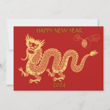 Dragón de Año Nuevo 2024 Chino