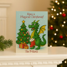 Dragón de Navidades mágicos