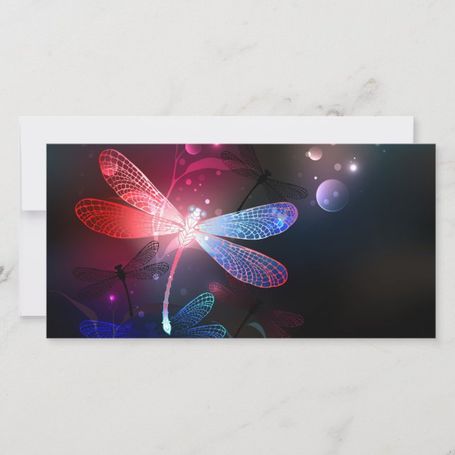 Tarjeta Festiva Dragón rojo (Anverso)