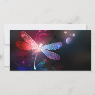 Tarjeta Festiva Dragón rojo
