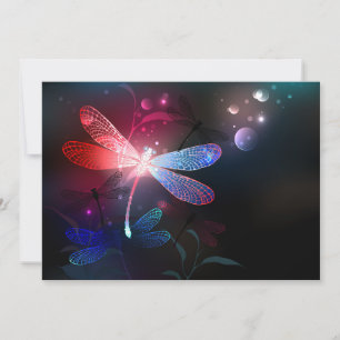 Tarjeta Festiva Dragón rojo