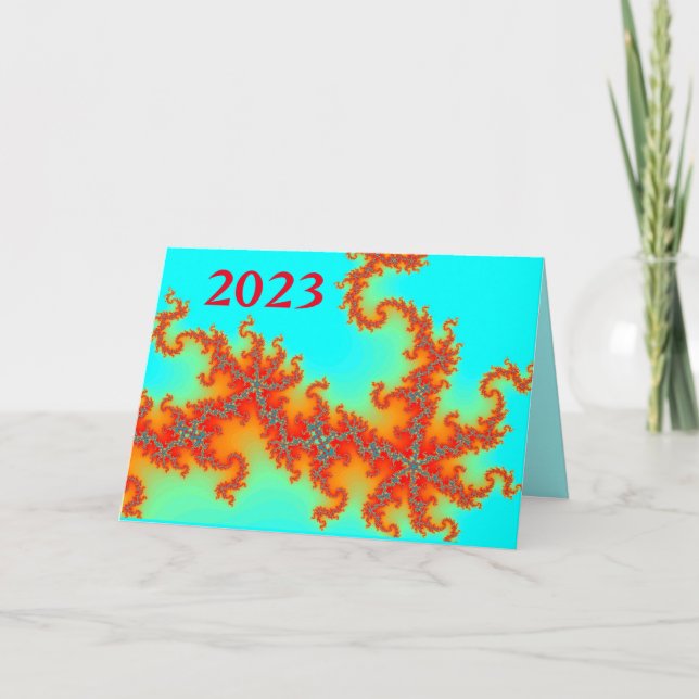 Tarjeta Festiva Dragon Tail Photo New Year (Anverso)