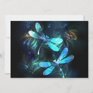 Tarjeta Festiva Dragonflies