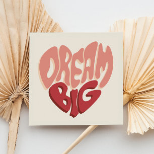 Tarjeta Festiva Dream Big: Un significado para el éxito