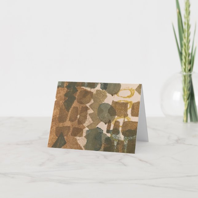 Tarjeta Festiva Driftwood Tapa (Anverso)