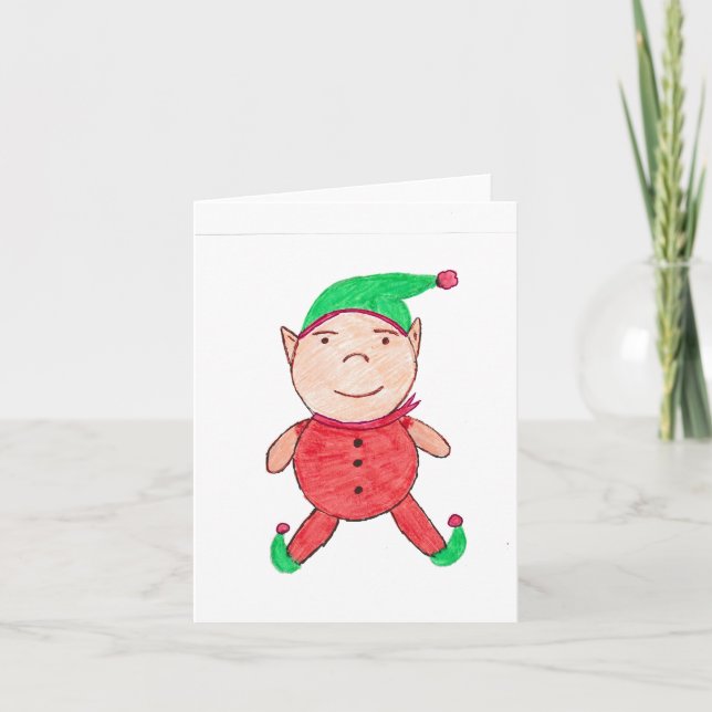 Tarjeta Festiva Duende (Anverso)