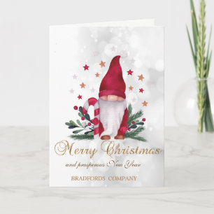 Tarjeta Festiva Duende nórdico , empresa Bokeh