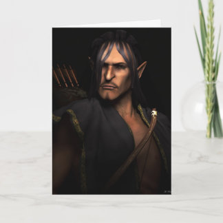 Tarjeta Festiva Duende oscuro