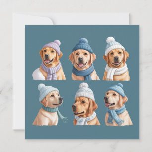Tarjeta Festiva Dueño de perros amante de los perros Retriever dor