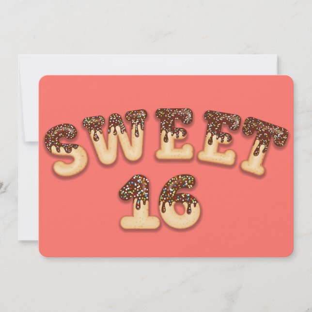 Tarjeta Festiva Dulce 16 (Anverso)