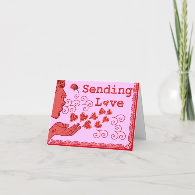 Tarjeta Festiva Dulce cumpleaños de San Valentín te falta amor (Anverso)