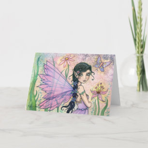 Tarjeta Festiva Dulce El día de San Valentín Fairy Greeting Card