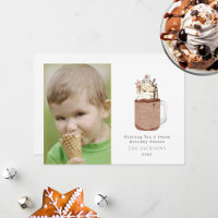 Dulce temporada Chocolate Snowman Milkshake