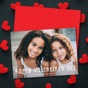 Tarjeta Festiva Dulce Tipo Divertido Feliz Día de San Valentín Una