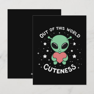 Tarjeta Festiva Dulzura Fuera de Este Mundo