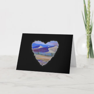 Tarjeta Festiva Dune Heart Romance Valentine Love Card
