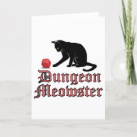 Dungeon Meowster Funny RPG Cat con dados