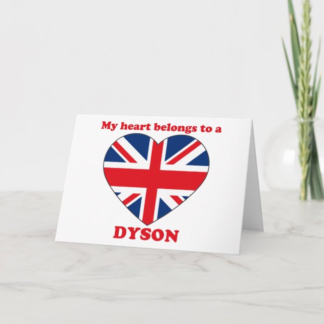 Tarjeta Festiva Dyson (Anverso)