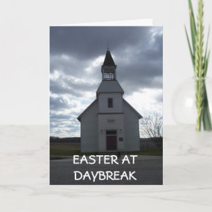 TARJETA FESTIVA "EASTER AT DAYBREAK" - BENDICIONES MÁS SENCILLAS P