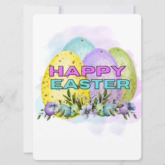 TARJETA FESTIVA EASTER BUNNY (Anverso)