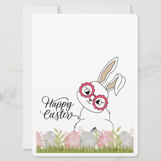 TARJETA FESTIVA EASTER BUNNY (Anverso)