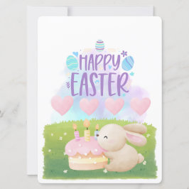 TARJETA FESTIVA EASTER BUNNY