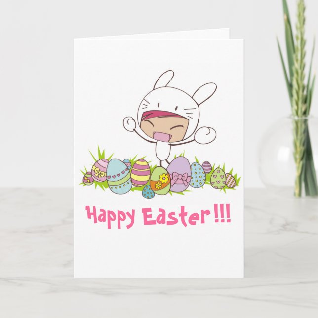 Tarjeta Festiva Easter Bunny Card (Anverso)