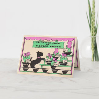 Tarjeta Festiva Easter Cheer Scotty Card