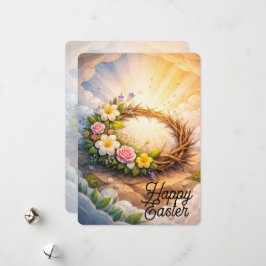 Tarjeta Festiva Easter Crown of Thorns Greeting Card
