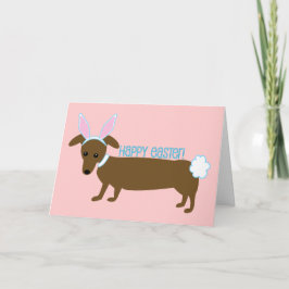 Tarjeta Festiva Easter Doggie