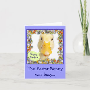 Tarjeta Festiva Easter Ducky