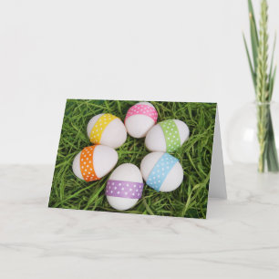 Tarjeta Festiva Easter Eggs greeting card