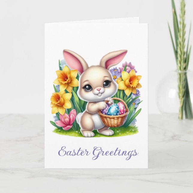 Tarjeta Festiva Easter Greeting Card (Anverso)