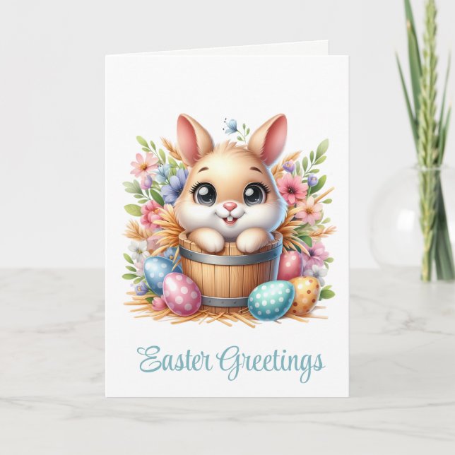 Tarjeta Festiva Easter Greeting Card (Anverso)