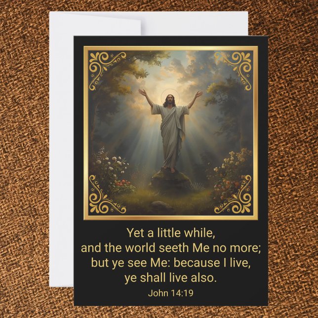 Tarjeta Festiva Easter Resurrection Religious (Subido por el creador)