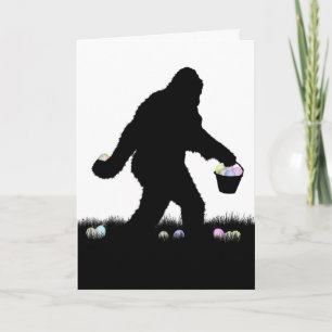 Tarjeta Festiva Easter Sasquatch