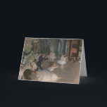 Tarjeta Festiva Edgar Degas<br><div class="desc">Este es "El ensayo en escena",  pintado por Edgar Degas en 1874 hizo positivas las vacaciones. El original mide 21 x 28 pulgadas.</div>