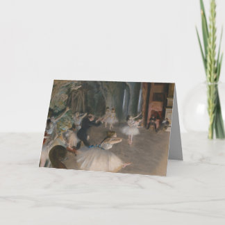 Tarjeta Festiva Edgar Degas