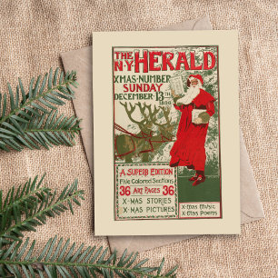 Tarjeta Festiva Edición de Navidades del Herald de Nueva York