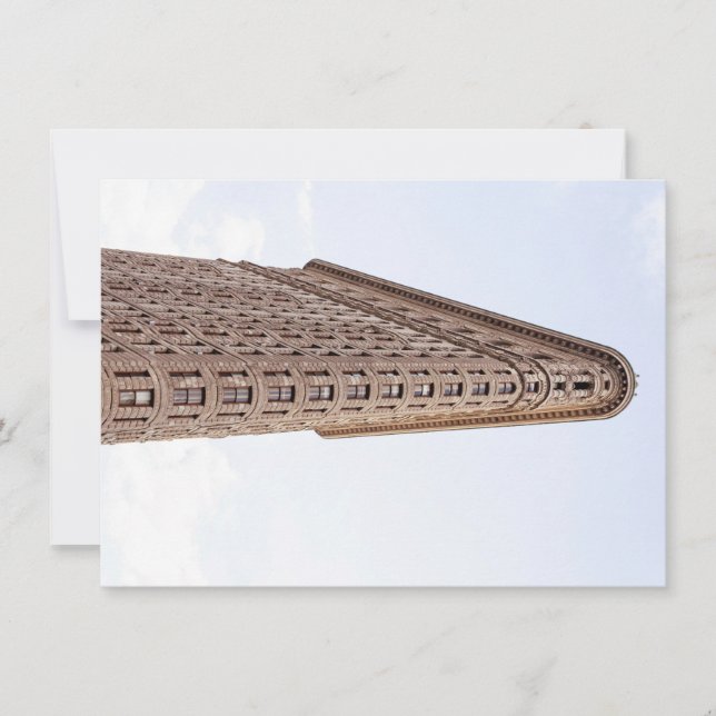 Tarjeta Festiva Edificio Flatiron (Anverso)