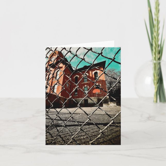 Tarjeta Festiva edificio histórico del galena feehan (Anverso)