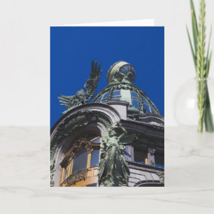 Tarjeta Festiva Edificio Singer, detalle