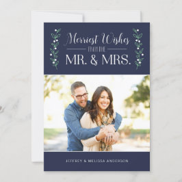 Tarjeta Festiva EDITABLE Color Merry Berries | Navidades recién ca