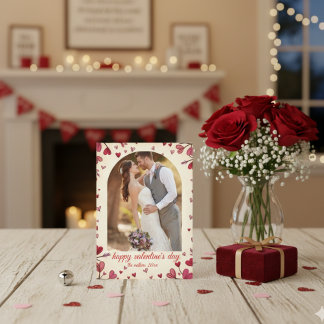 Tarjeta Festiva Editable Valentine Photo – Personalized Love Card