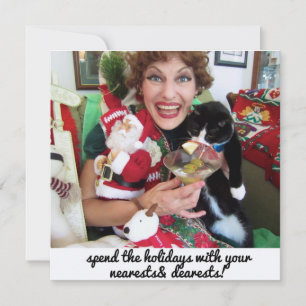 Tarjeta Festiva Edna Sparklebreight's Holiday Card