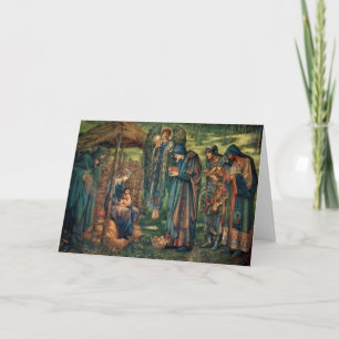 Tarjeta Festiva Edward Burne-Jones: La estrella de Belén