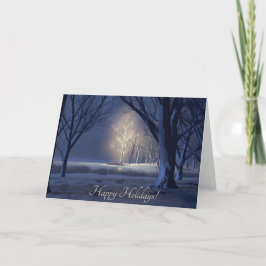 Tarjeta Festiva Eéreo de los navidades