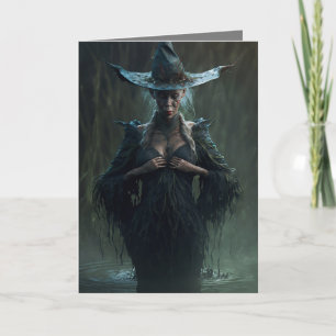 Tarjeta Festiva Eerie Witch