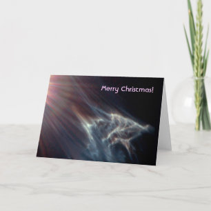 Tarjeta Festiva Efecto de la luz de las estrellas del cúmulo de